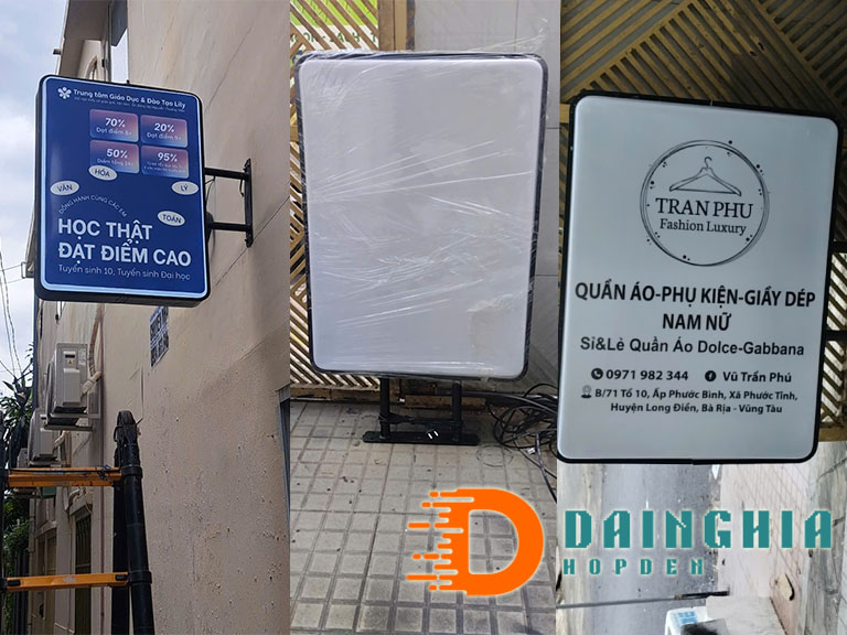 Hộp Đèn Hút Nổi Hình Chữ Nhật