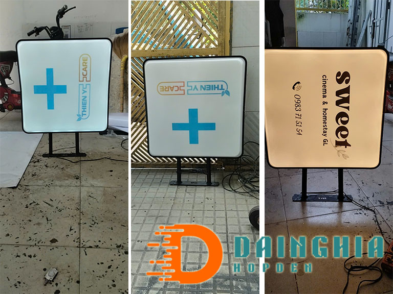 Hộp Đèn Hút Nổi Vuông