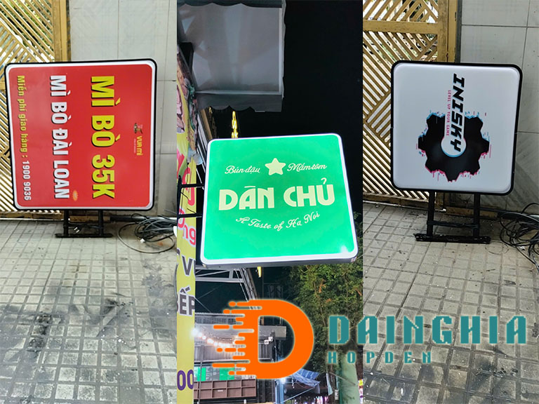 Hộp Đèn Hút Nổi Vuông