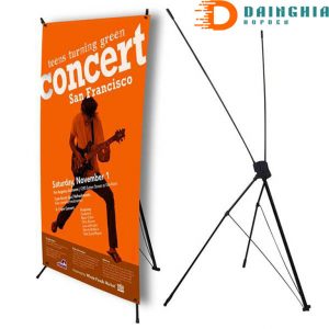 Bán Chân Standee, Standy Chữ X Chất Lượng Cao Giá Ưu Đãi