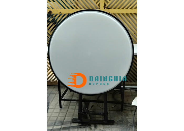 hộp đèn tròn mica hút nổi 60cm