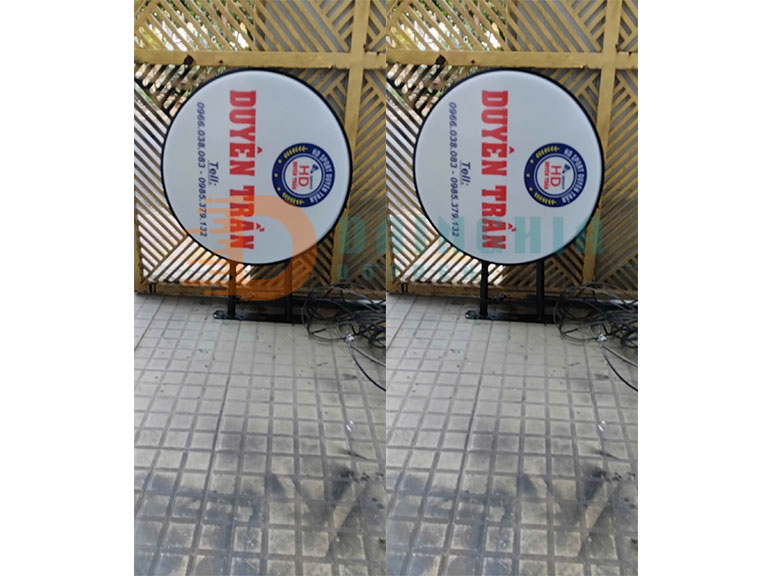 Hộp Đèn Hút Nổi Tròn 60cm Cửa Hàng Thể Thao