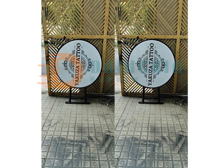 Hộp Đèn Hút Nổi Tròn 60cm Tiệm Tattoo Quận 3