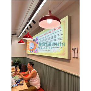 Tranh Điện Full Viền Quảng Cáo Tiệm Mì