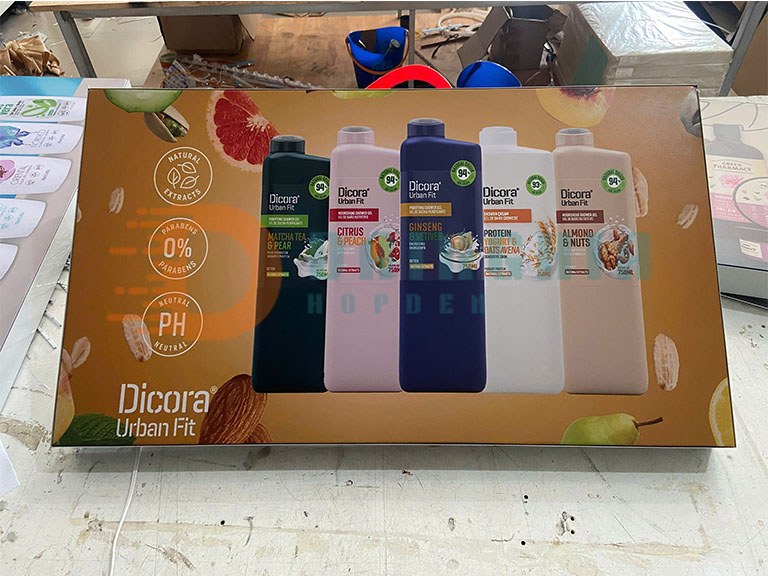 Tranh Điện Không Viền Quảng Cáo Sữa Tắm 40*80